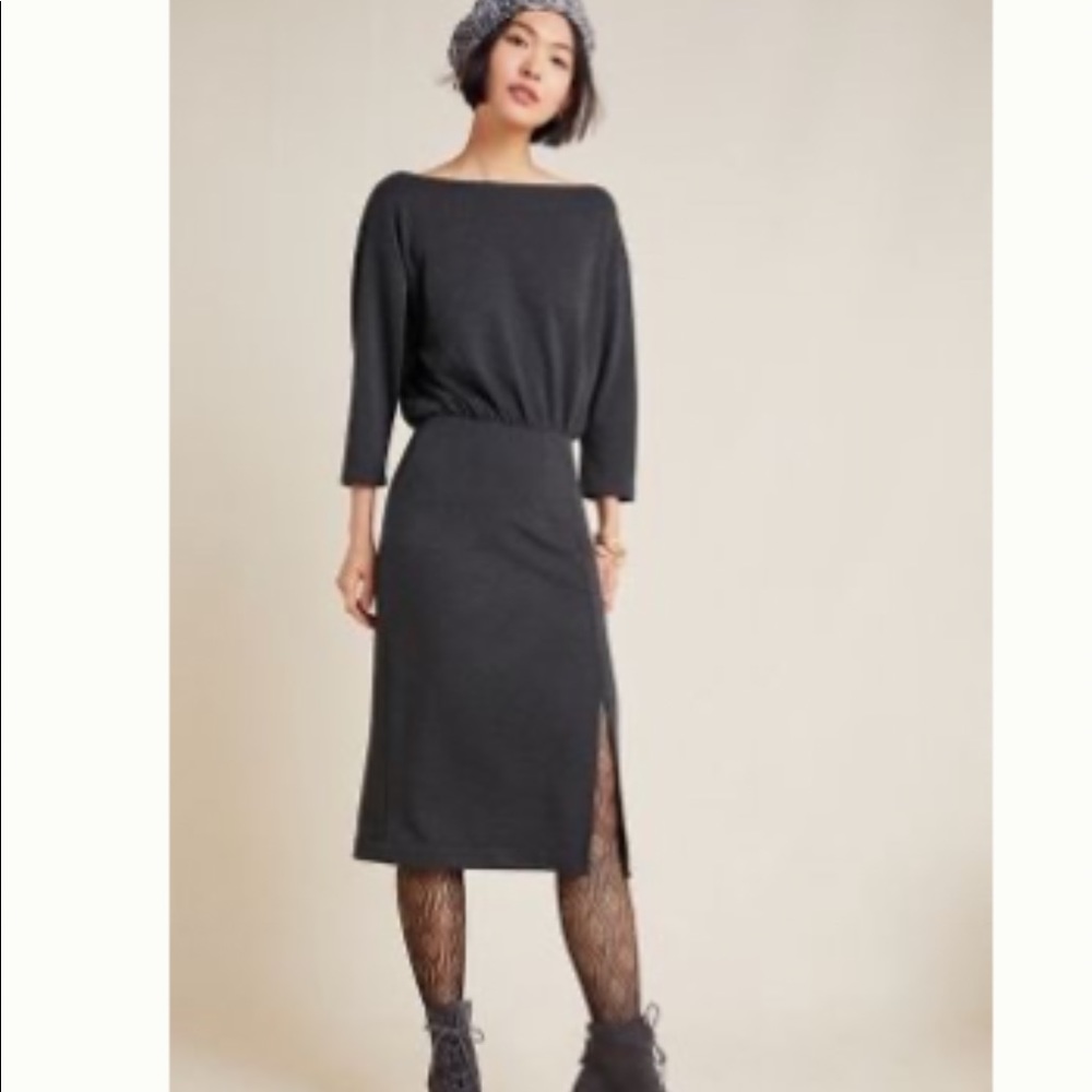 Anthropologie knit column dress NWT M